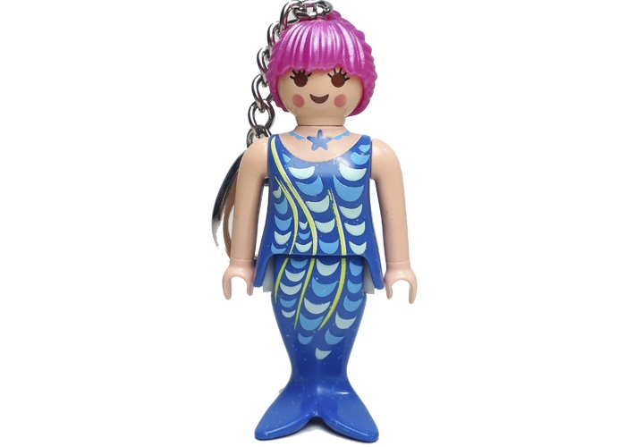 Artículo de Playmobil, Llavero Sirena Azul