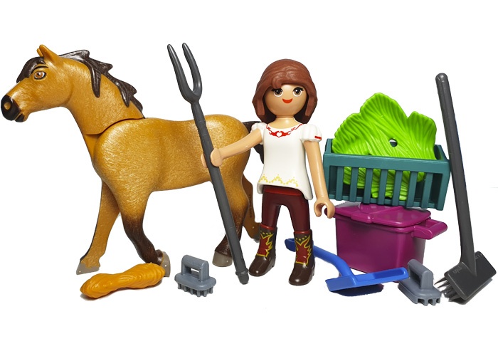 Artículo de Playmobil, Lucky con Spirit y Accesorios
