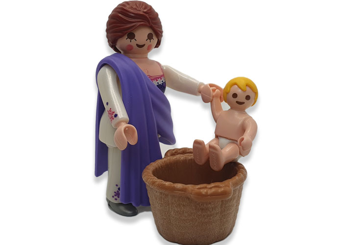 Artículo de Playmobil, Madre bañando a bebé v2