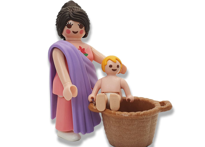 Artículo de Playmobil, Madre bañando a bebé v3