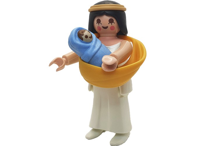 Artículo de Playmobil, Madre con Bebe Manta V3