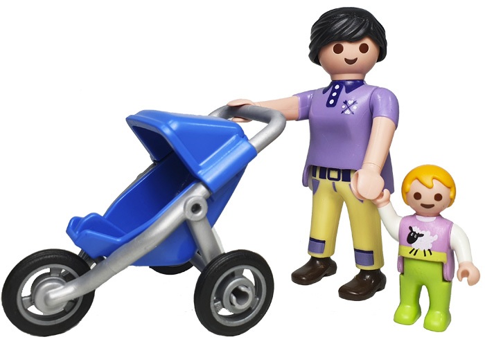 Artículo de Playmobil, Madre con carro y bebé