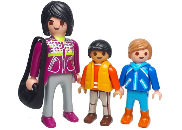 Artículo de Playmobil, Madre con dos Niños
