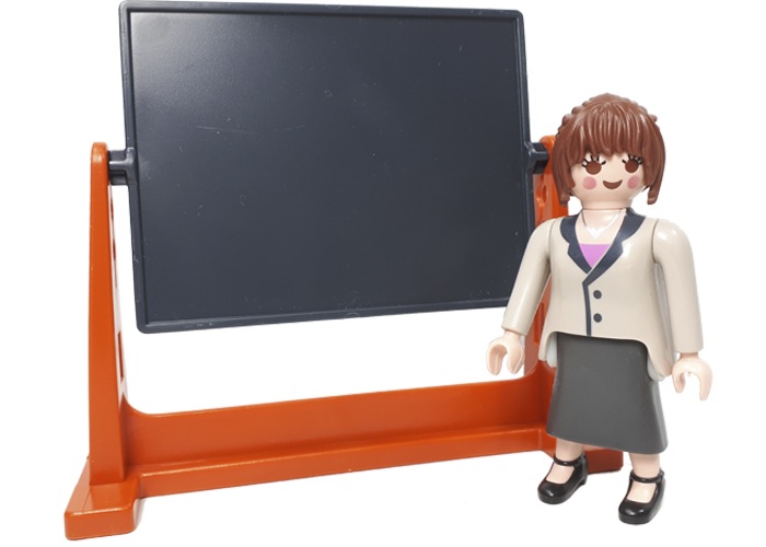 Artículo de Playmobil, Maestra con pizarra COLEGIO