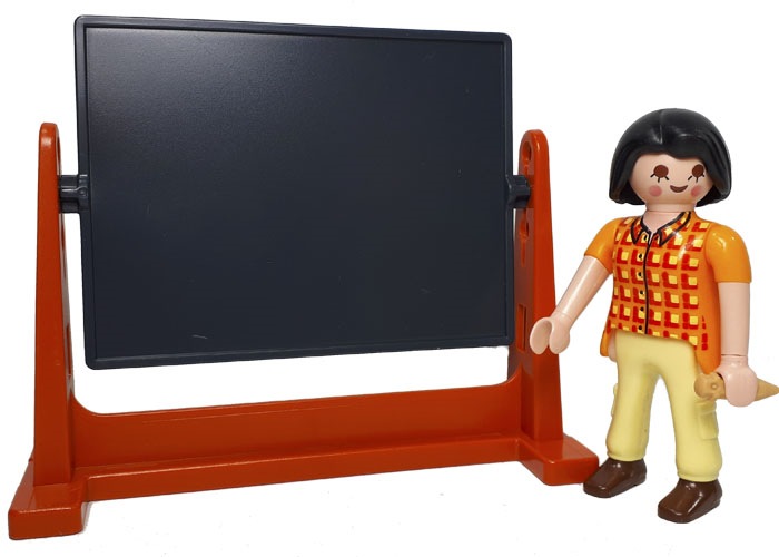 Artículo de Playmobil, Maestra Escuela con pizarra