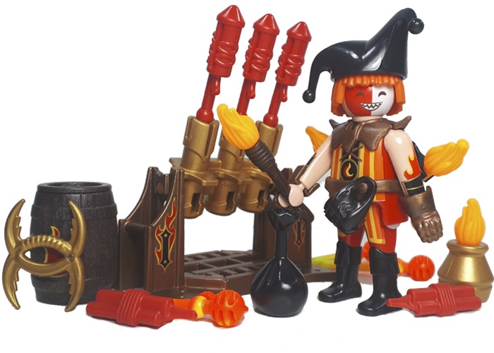 Artículo de Playmobil, Maestro del Fuego con acc