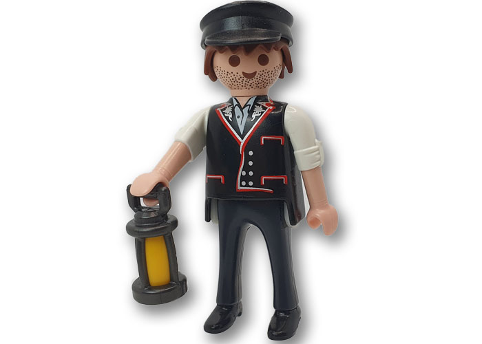 Artículo de Playmobil, Maquinista Victoriano con farol