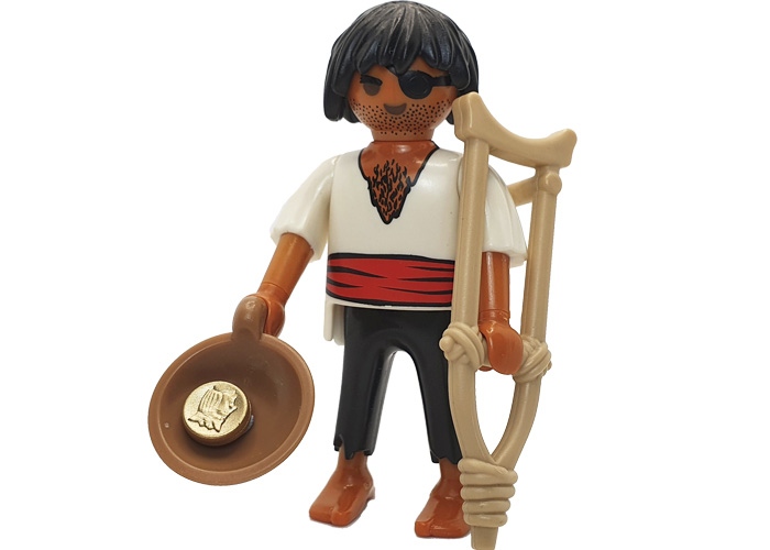Artículo de Playmobil, Mendigo con muleta Belén
