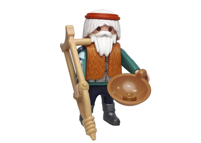 Artículo de Playmobil, Mendigo Con muleta