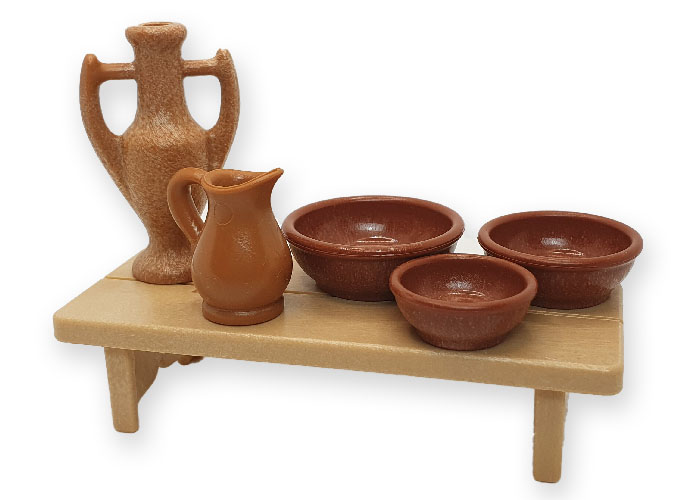 Artículo de Playmobil, Mesa de Alfarero con accesorios