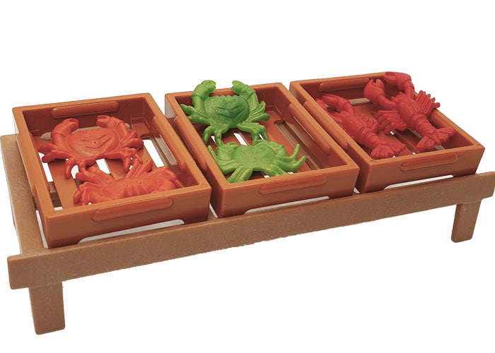 Artículo de Playmobil, Mesa Mercado Mariscos