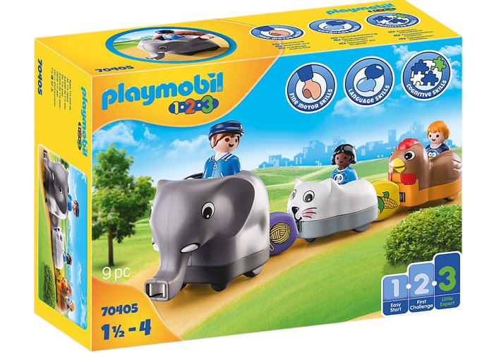 Artículo de Playmobil, Mi tren animal de