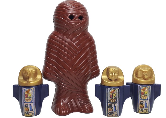 Artículo de Playmobil, Momia con vasos canopos