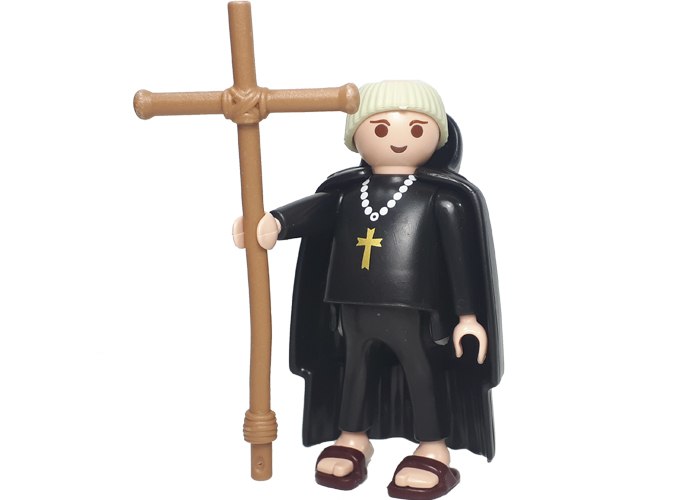 Artículo de Playmobil, Monje con cruz