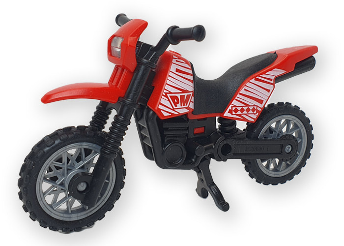 Artículo de Playmobil, Moto de cross sin piloto