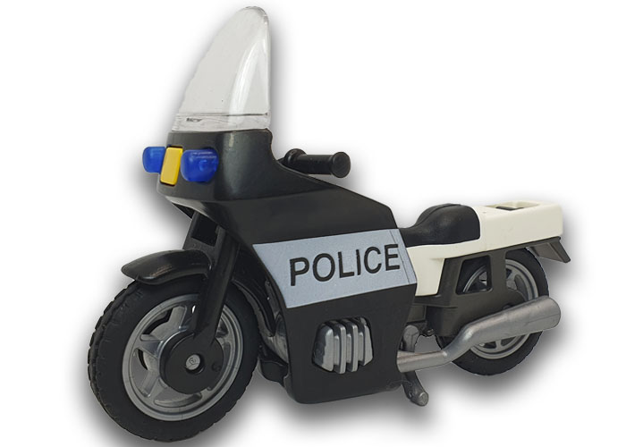 Artículo de Playmobil, Moto de Policía Negra