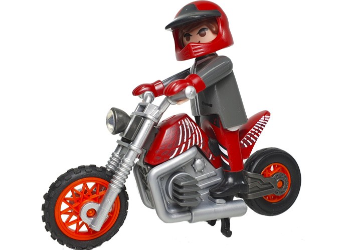 Artículo de Playmobil, Moto Naked con motorista