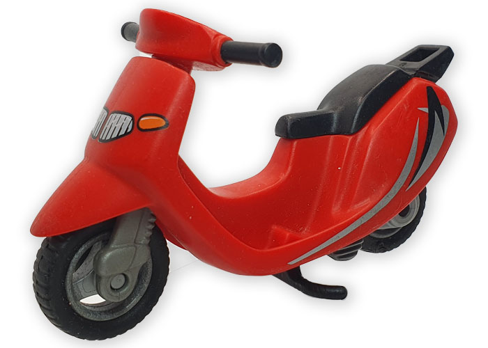 Artículo de Playmobil, Moto Scooter roja