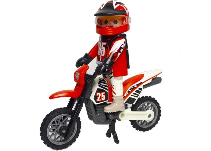 Artículo de Playmobil, Motorista de Motocross
