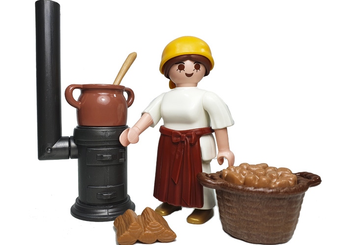 Artículo de Playmobil, Mujer Castañera de Belén