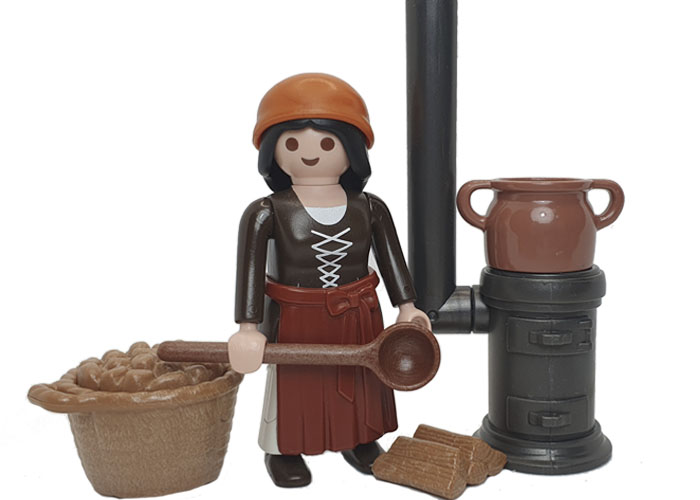 Artículo de Playmobil, Mujer Castañera de Belén v8
