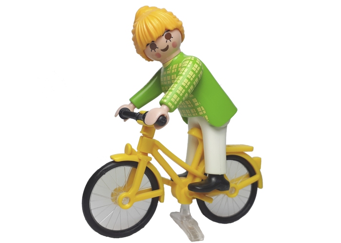 Artículo de Playmobil, Mujer con bici de paseo