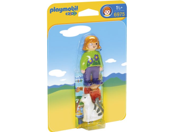 Artículo de Playmobil, Mujer con Gato