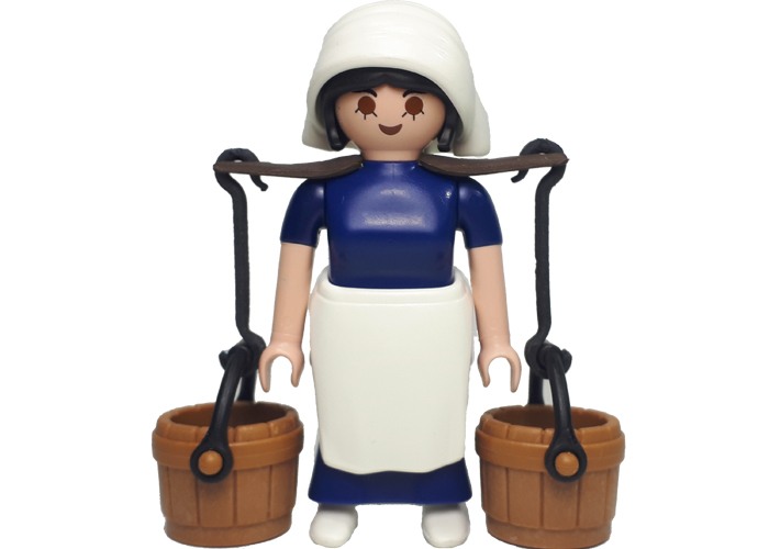 Artículo de Playmobil, Mujer con portacubos