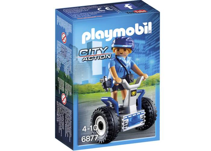 Artículo de Playmobil, Mujer Policía con Balance Racer