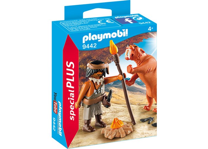 Artículo de Playmobil, Neandertal con dientes de sable