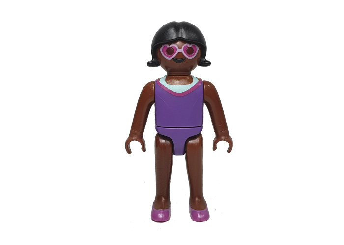 Artículo de Playmobil, Niña con gafas de corazon