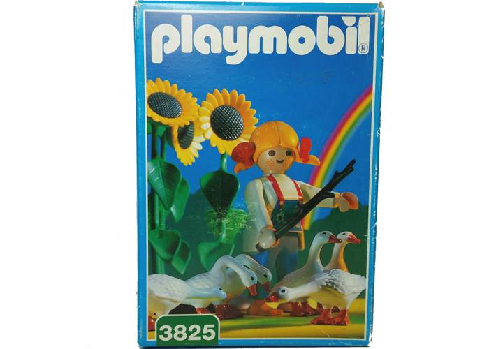 Artículo de Playmobil, Niña con Ganzos y Girasoles