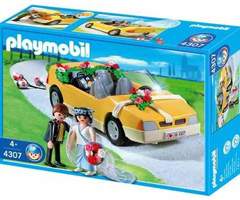 Artículo de Playmobil, Novios en coche de Boda