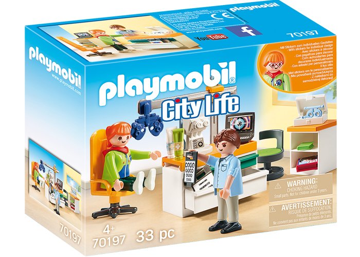 Artículo de Playmobil, Oftalmólogo del Hospital