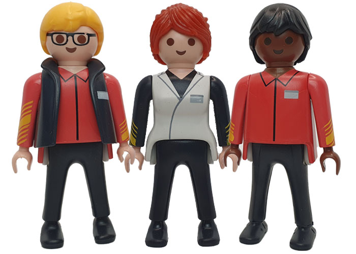 Artículo de Playmobil, Operarios Cajeros Supermercado Migros