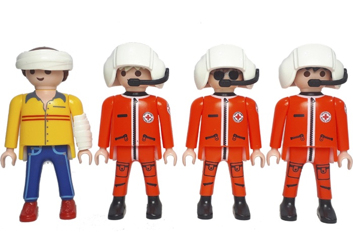 Artículo de Playmobil, Operarios Rescate Cruz Roja