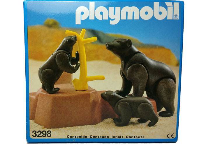 Artículo de Playmobil, osos del zoo