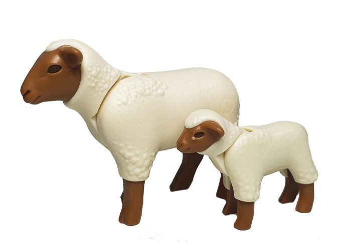 Artículo de Playmobil, Oveja con cría