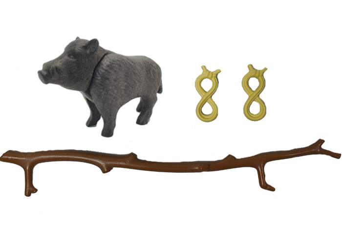 Artículo de Playmobil, Pack Cazadores Jabalí V2