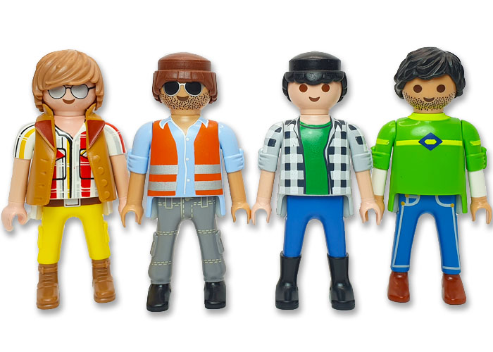Artículo de Playmobil, Pack Chicos City Modernos (x4)