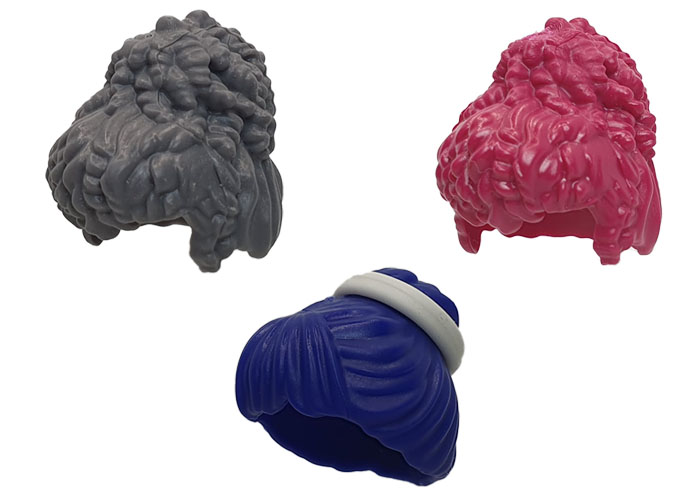 Artículo de Playmobil, Pack de Tres Pelos Moños