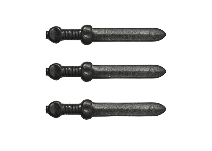 Artículo de Playmobil, Pack Espadas Romanas Antracita x3