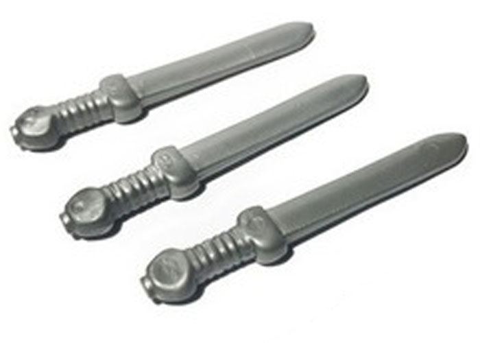 Artículo de Playmobil, Pack Espadas Romanas Plata x3