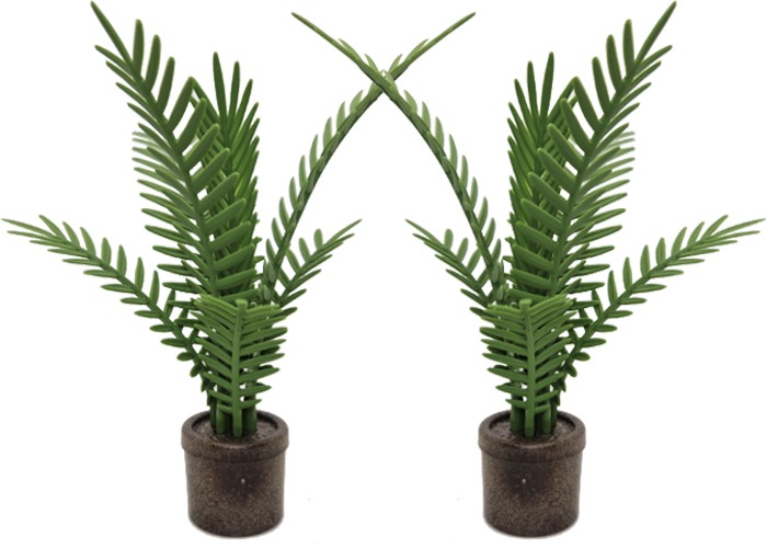 Artículo de Playmobil, pack Palmeras pequeñas v2 (x2)