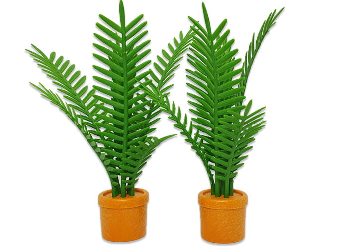 Artículo de Playmobil, pack Palmeras pequeñas v3 (x2)