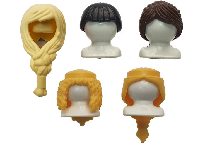 Artículo de Playmobil, Pack Pelos Chicas (5 uds) V2