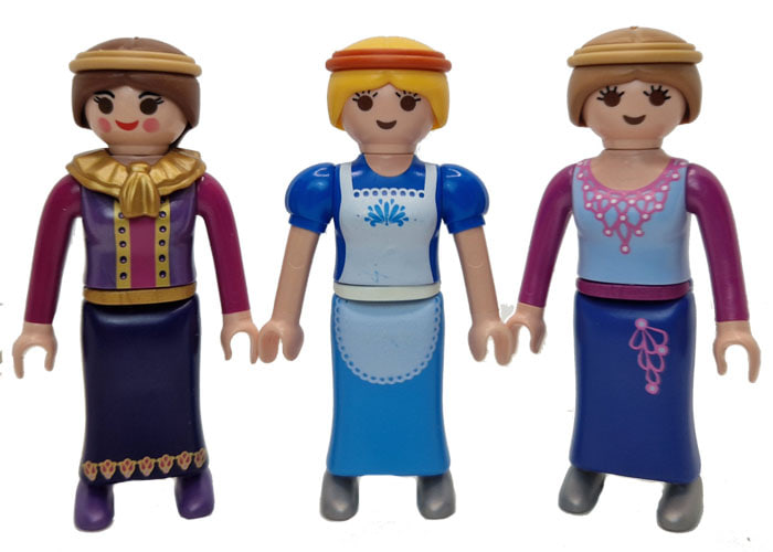 Artículo de Playmobil, Pack tres aldeanas campesinas