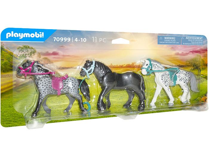 Artículo de Playmobil, Pack Tres Caballos