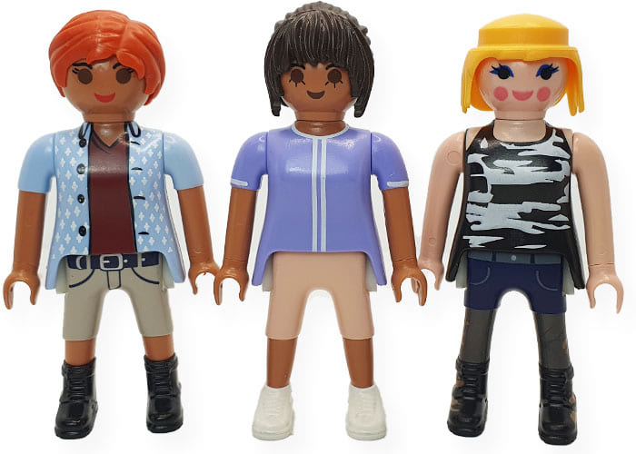 Artículo de Playmobil, Pack tres Chicas Sport