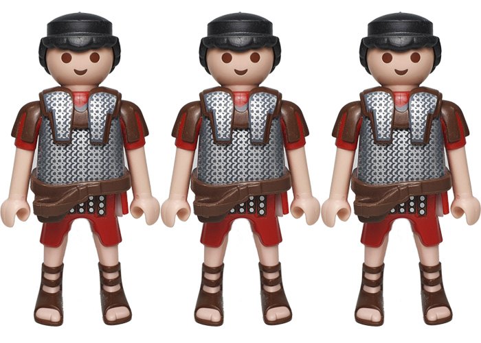 Artículo de Playmobil, Pack Tres Romanos basicos